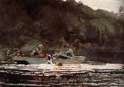 Winslow Homer The final hunting trip oil painting artist